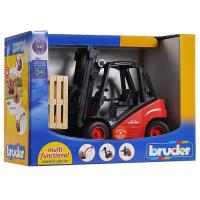Bruder 02511 Погрузчик вилочный Linde.арт. H30D с паллетами