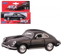 Welly Машинка Porsche 356B 43803W-B черный