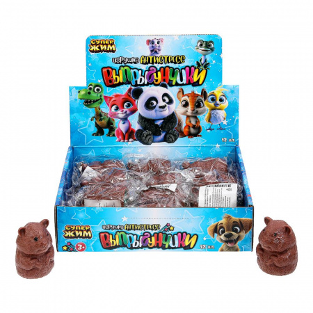Игрушка мялка Бобер