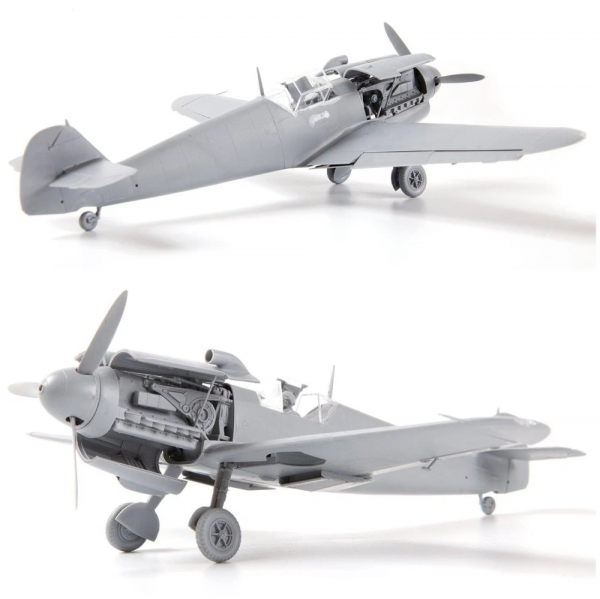 Сборная модель "Самолет Мессершмитт BF-109F2"